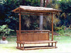 Bamboo Bench With Nipa Roof