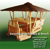 Bamboo Serenity with Terrace & Bench