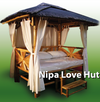 Bamboo Nipa Love Hut Gazebo